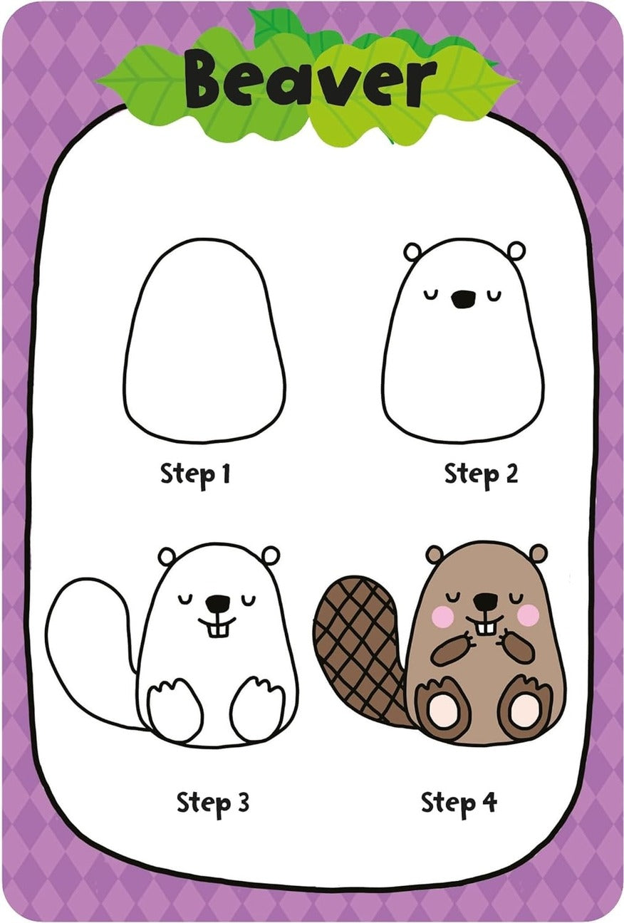 Childrens Lcd Tablet & Flashcard Set - Baby Animals - Mabel & Fox