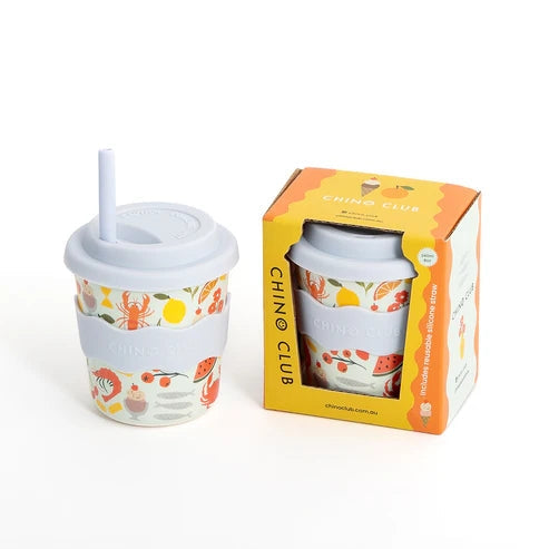 Chino Club – Chino Cup 8oz (Straw Included) – Amalfi - Mabel & Fox