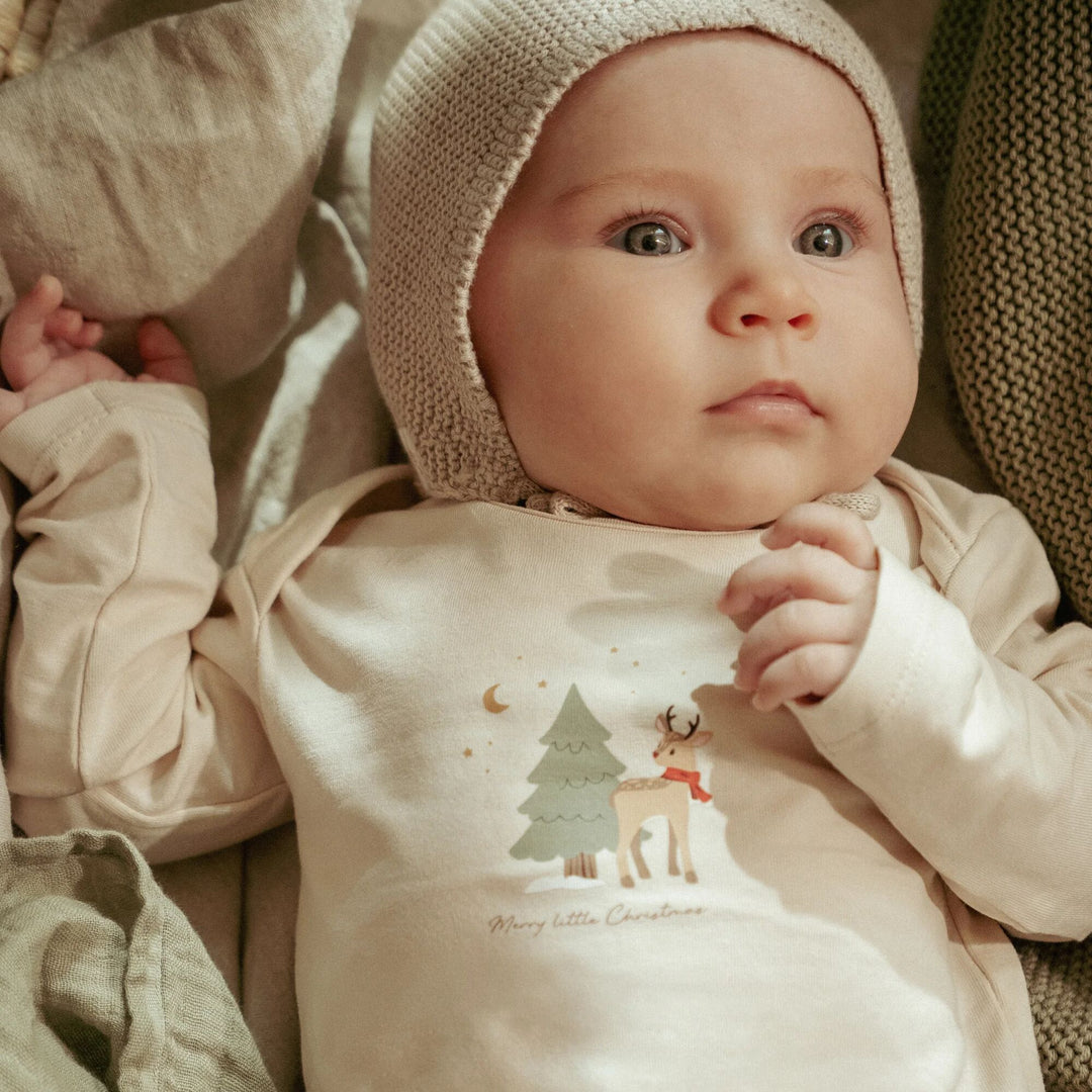Little Dutch - Long Sleeved Bodysuit (2 Pack) - Little Christmas