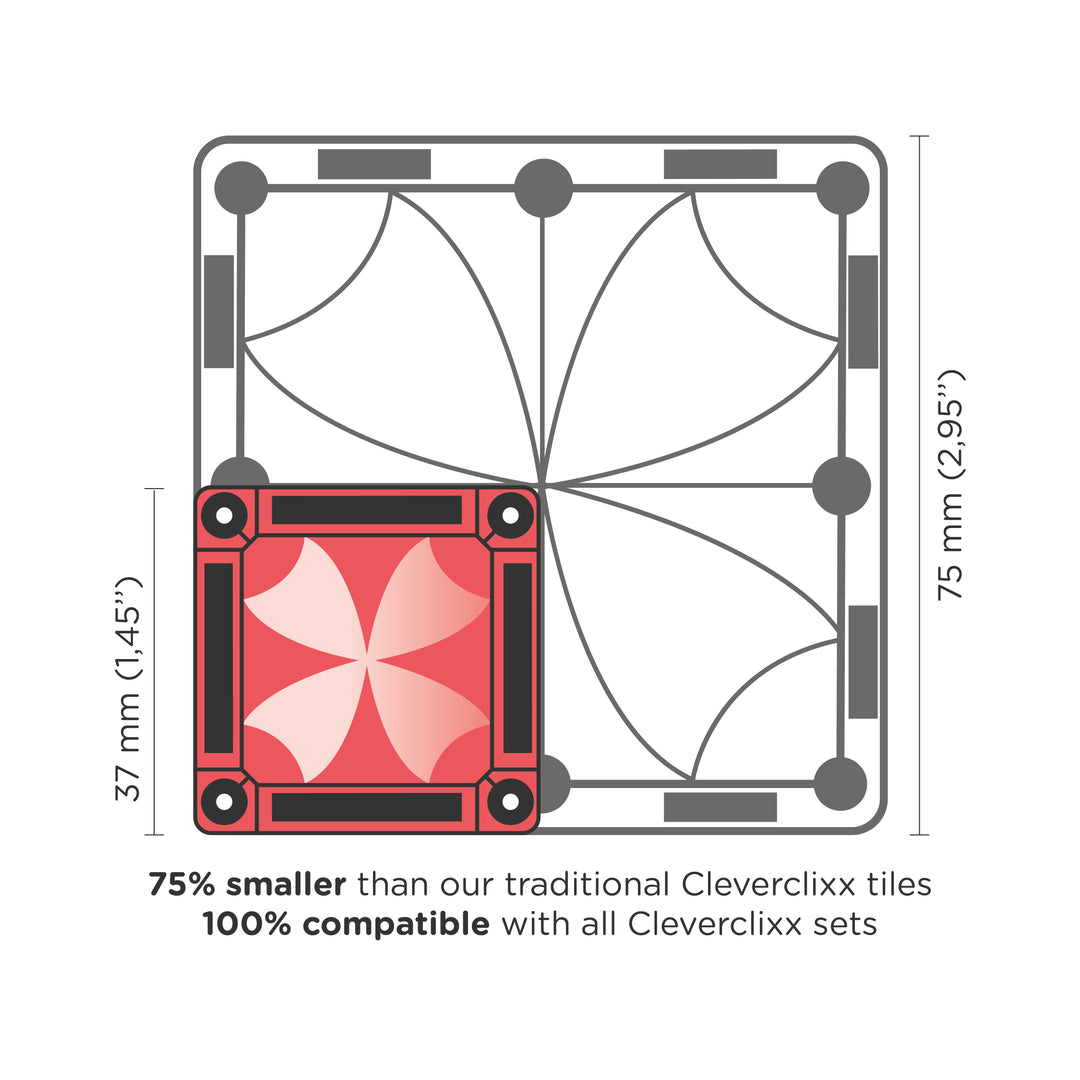 CleverClixx - Mini Tiles Pack - Pastel - Mabel & Fox