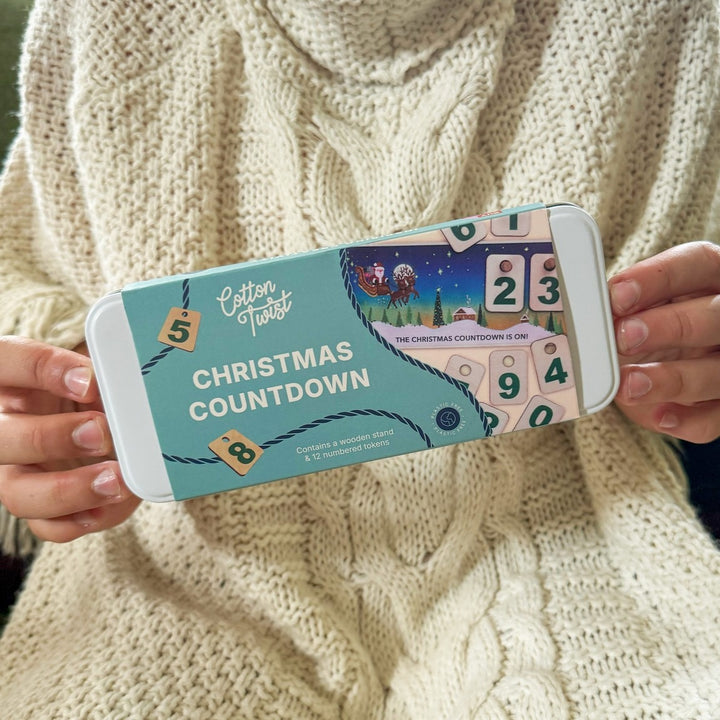 Cotton Twist - Christmas Countdown Calendar Chart - Mabel & Fox