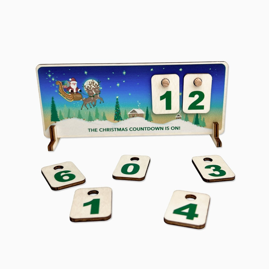 Cotton Twist - Christmas Countdown Calendar Chart - Mabel & Fox
