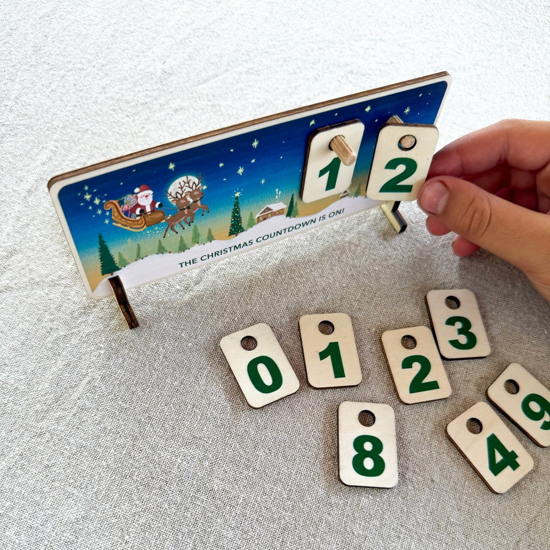Cotton Twist - Christmas Countdown Calendar Chart - Mabel & Fox