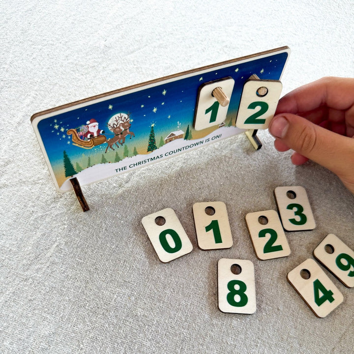 Cotton Twist - Christmas Countdown Calendar Chart - Mabel & Fox