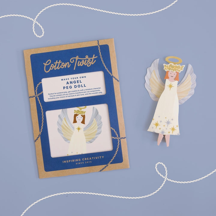 Cotton Twist - Make Your Own Angel Peg Doll - Mabel & Fox