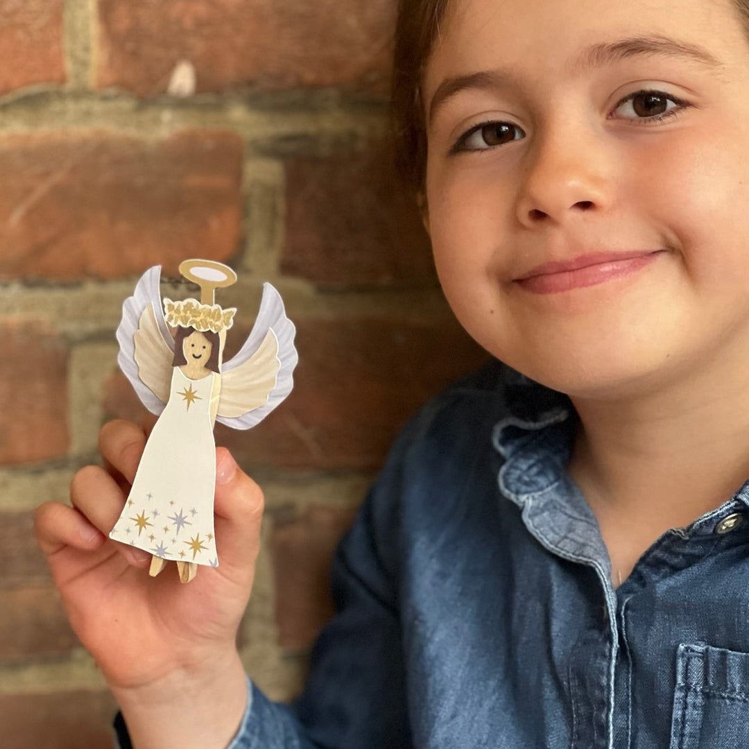 Cotton Twist - Make Your Own Angel Peg Doll - Mabel & Fox