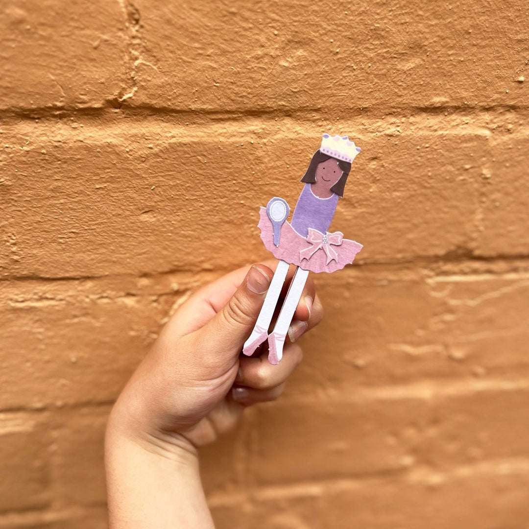 Cotton Twist - Make Your Own Ballerina Peg Doll - Mabel & Fox