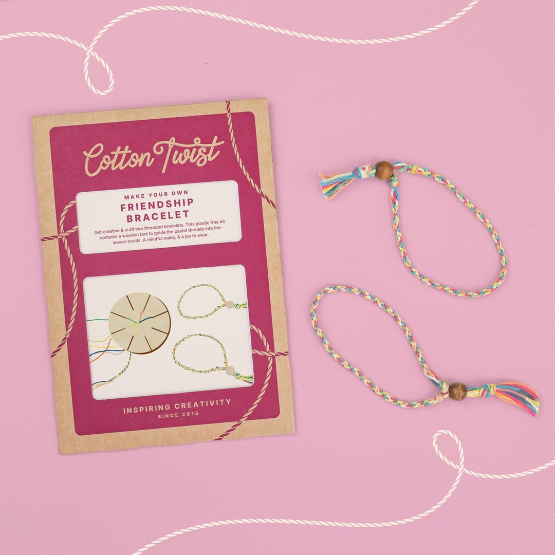 Cotton Twist - Make Your Own Friendship Bracelet Kit - Mabel & Fox