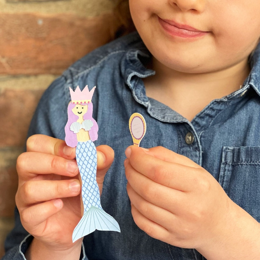 Cotton Twist - Make Your Own Mermaid Peg Doll - Mabel & Fox