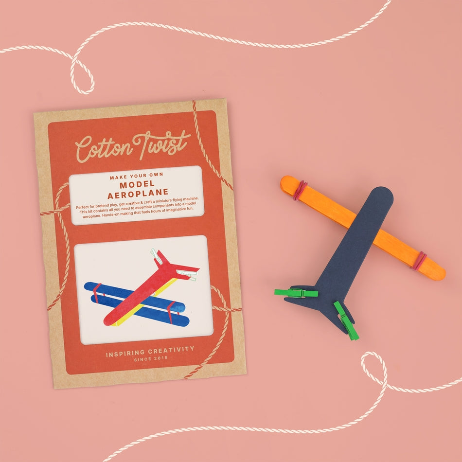Cotton Twist – Make Your Own Model Aeroplane - Mabel & Fox