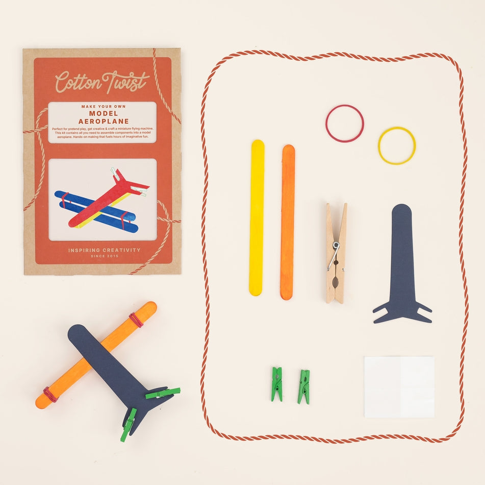 Cotton Twist – Make Your Own Model Aeroplane - Mabel & Fox