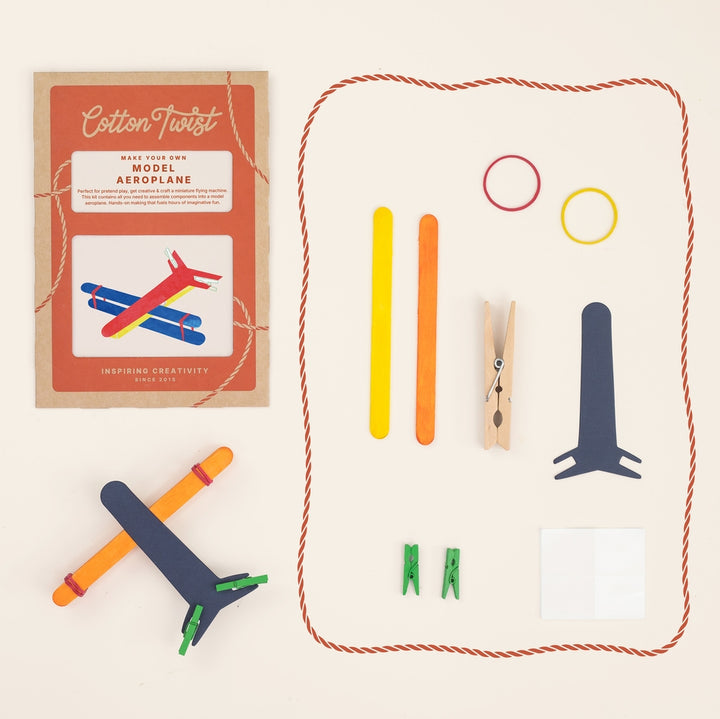 Cotton Twist – Make Your Own Model Aeroplane - Mabel & Fox