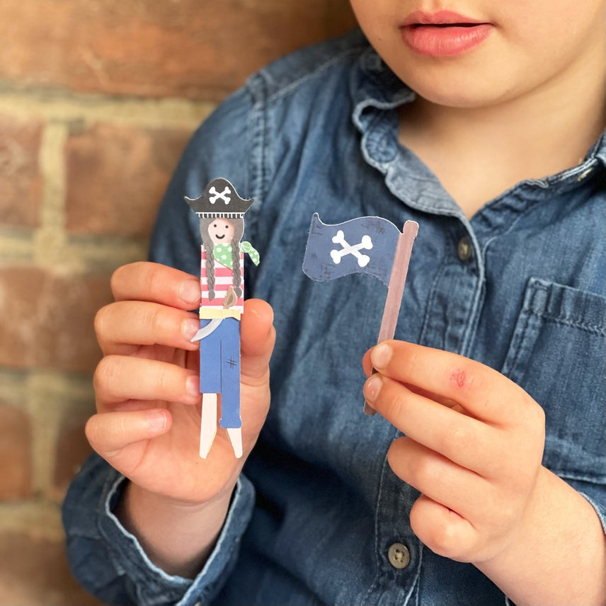 Cotton Twist – Make Your Own Pirate Peg Doll - Mabel & Fox