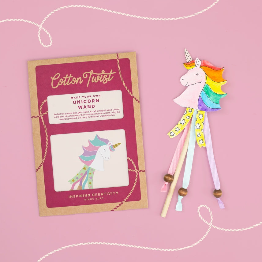 Cotton TwistMake Your Own Unicorn Wand - Mabel & Fox