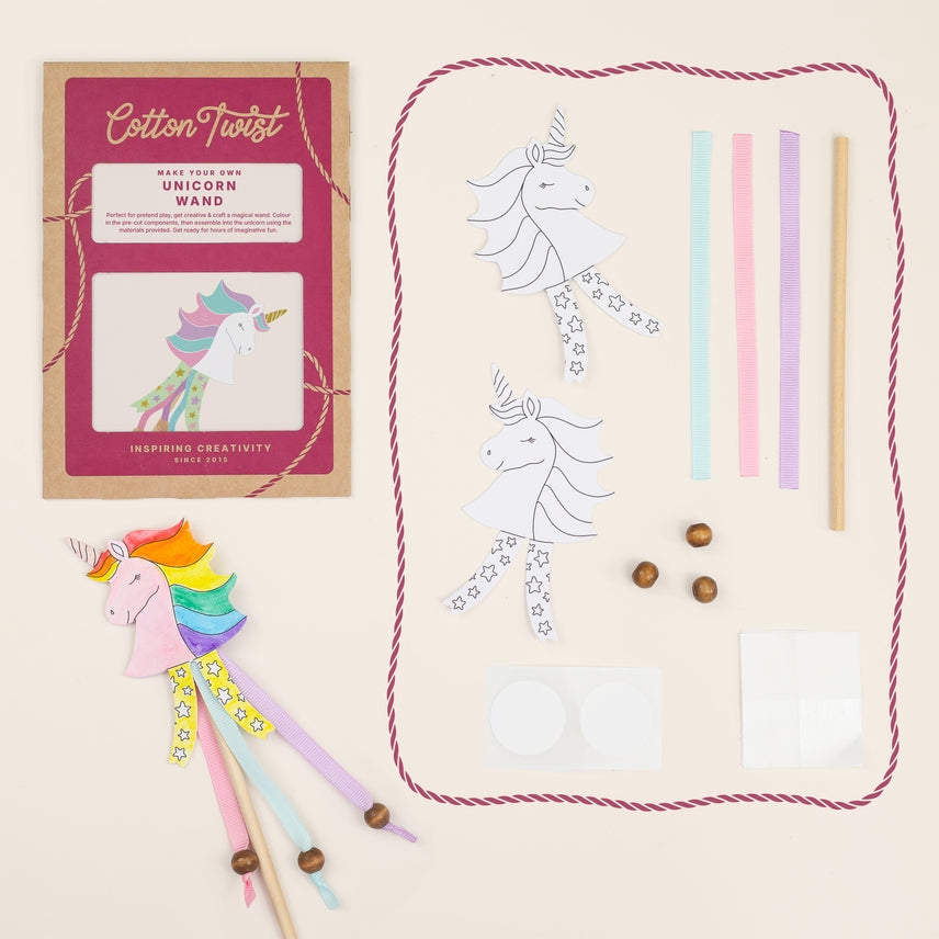Cotton TwistMake Your Own Unicorn Wand - Mabel & Fox