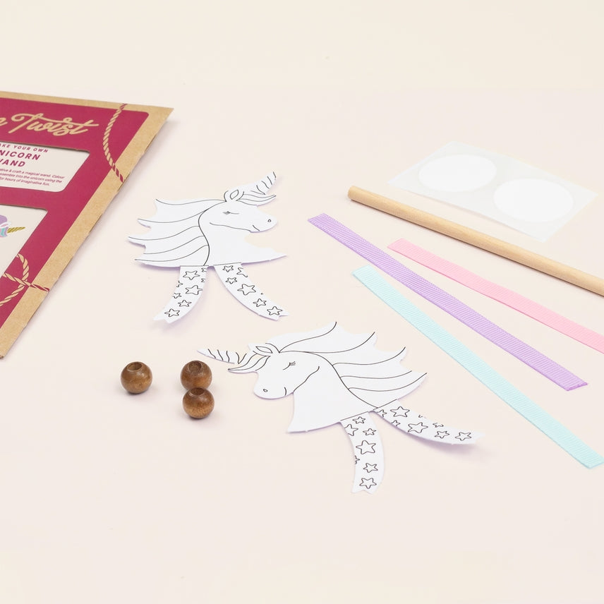 Cotton TwistMake Your Own Unicorn Wand - Mabel & Fox