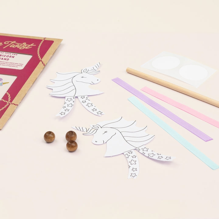 Cotton TwistMake Your Own Unicorn Wand - Mabel & Fox