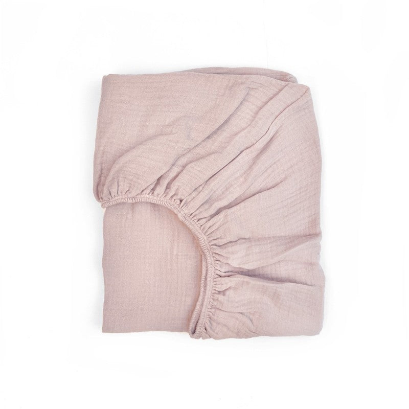 Babyshower - Crib Fitted Sheet - Nude Powder