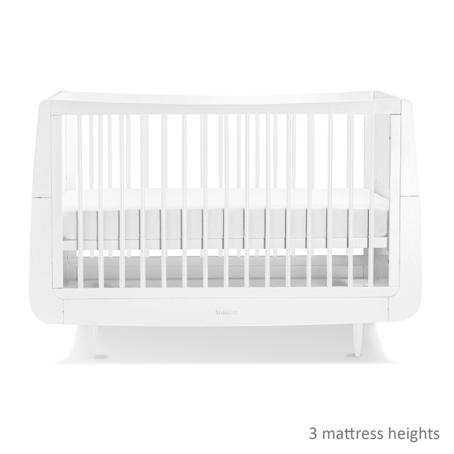 Snuz - Skandi White SnuzKot - Cot Bed