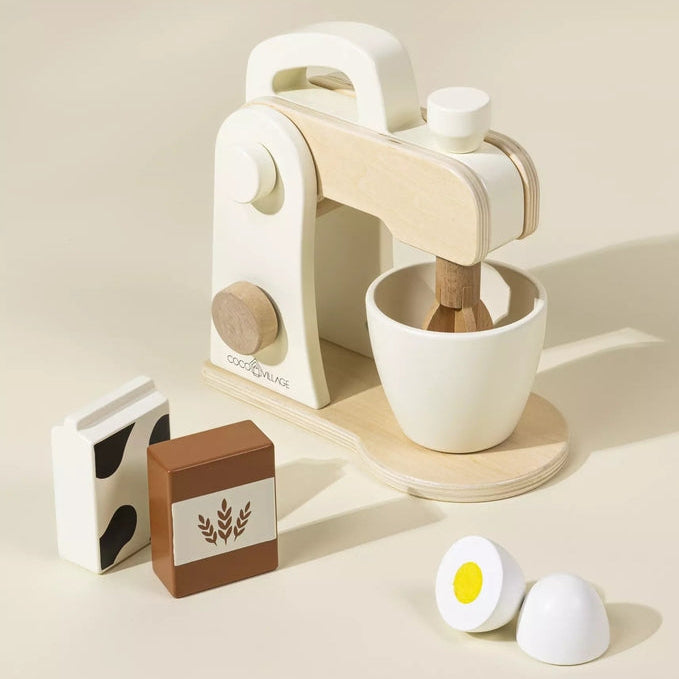 Coco Village - Wooden Stand Mixer and Accessories