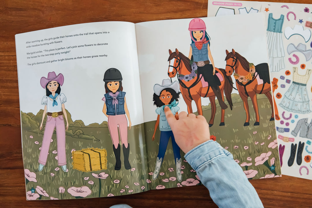 Paige Tate & Co – My Fancy Sticker Storybook: Horses & Ponies - Mabel & Fox
