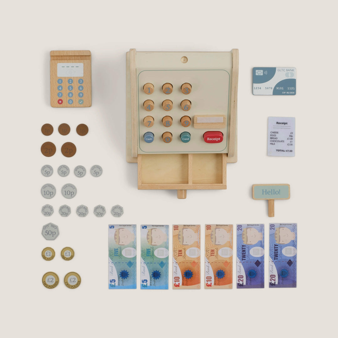 Great Little Trading Company - Wooden Till - Teal
