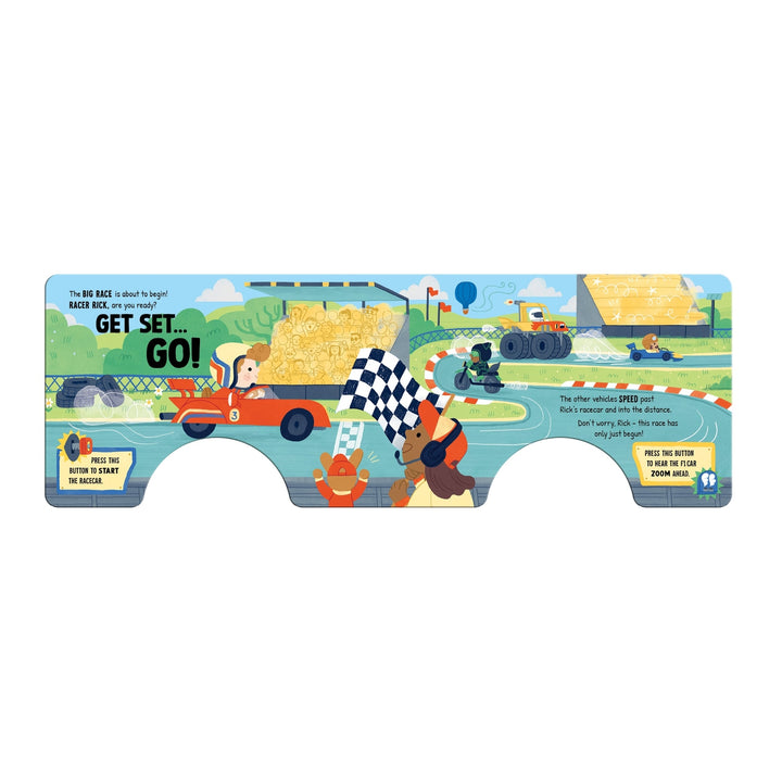 Get Set, Go! – Race Car Rally Children's Sound Book