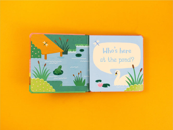 Who’s Here On the Farm – Fold Out Board Book
