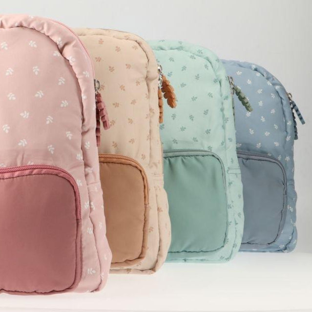 Tutete - Children's Padded Backpack - Leaves Sage