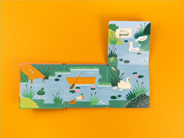 Who’s Here On the Farm – Fold Out Board Book