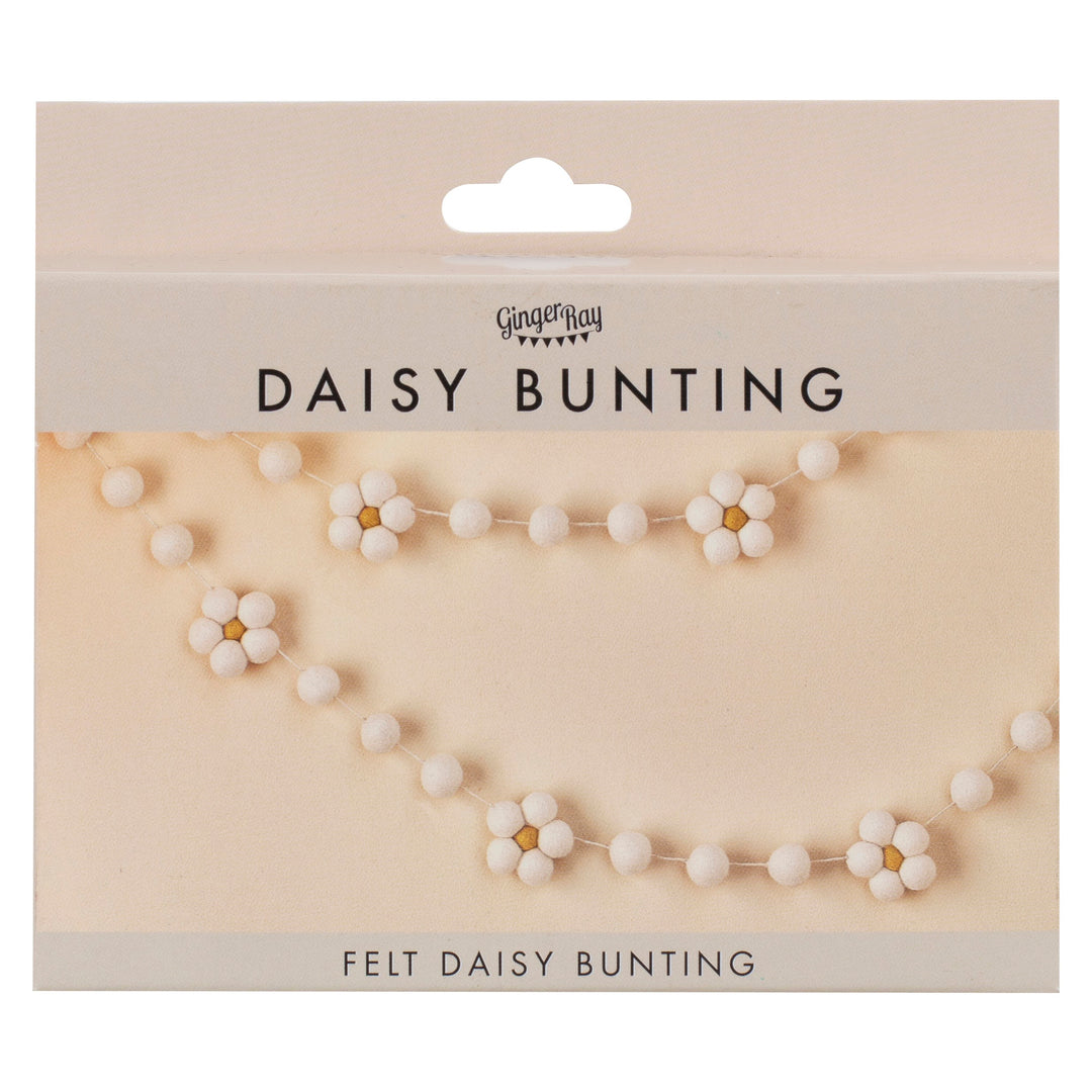 Ginger Ray - Felt Daisy Bunting