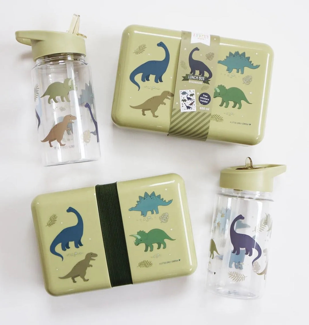 A Little Lovely Company - Drink Bottle - Dinosaurs