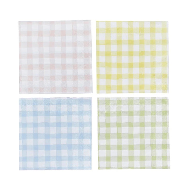 HootyBalloo By Green Club - Gingham Paper Napkins - (8 Pack)