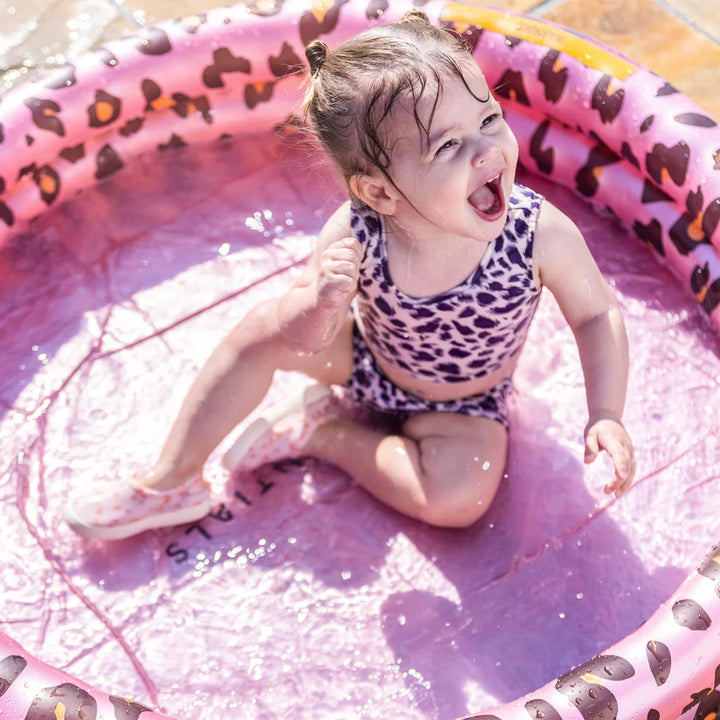 Swim Essentials - Inflatable Swimming Pool - Rose Gold Leopard - 100cm