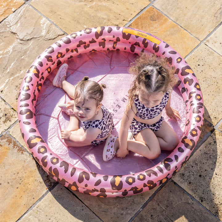 Swim Essentials - Inflatable Swimming Pool - Rose Gold Leopard - 100cm