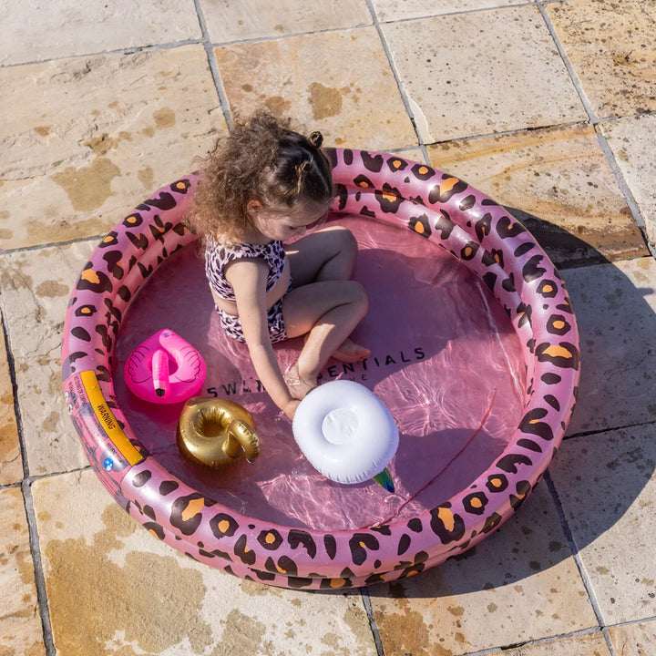 Swim Essentials - Inflatable Swimming Pool - Rose Gold Leopard - 100cm