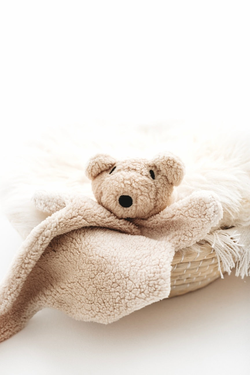 Designs By A Little Bit Of Hope - Snuggle Teddy Bear - Cream Bear - Mabel & Fox