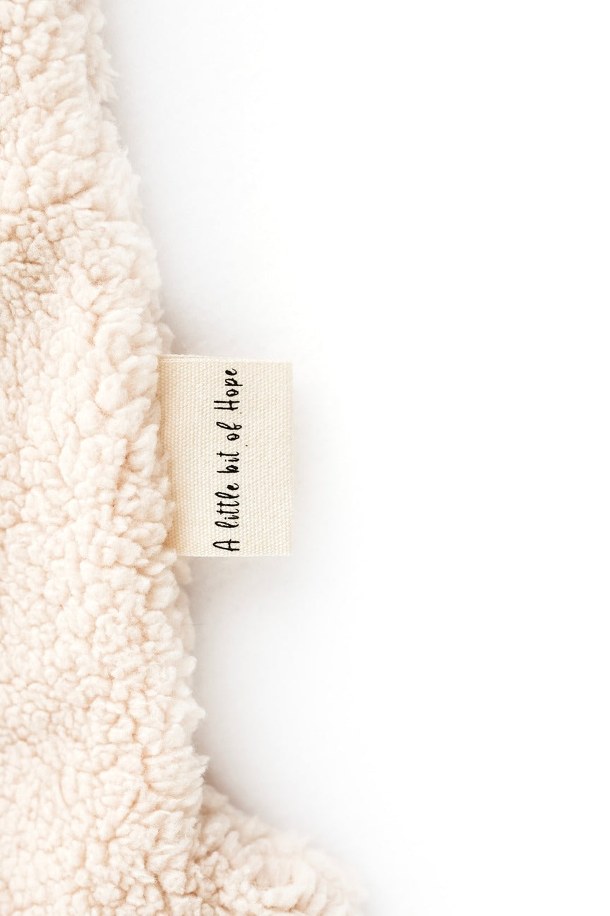 Designs By A Little Bit Of Hope - Snuggle Teddy - Cream Sheep - Mabel & Fox