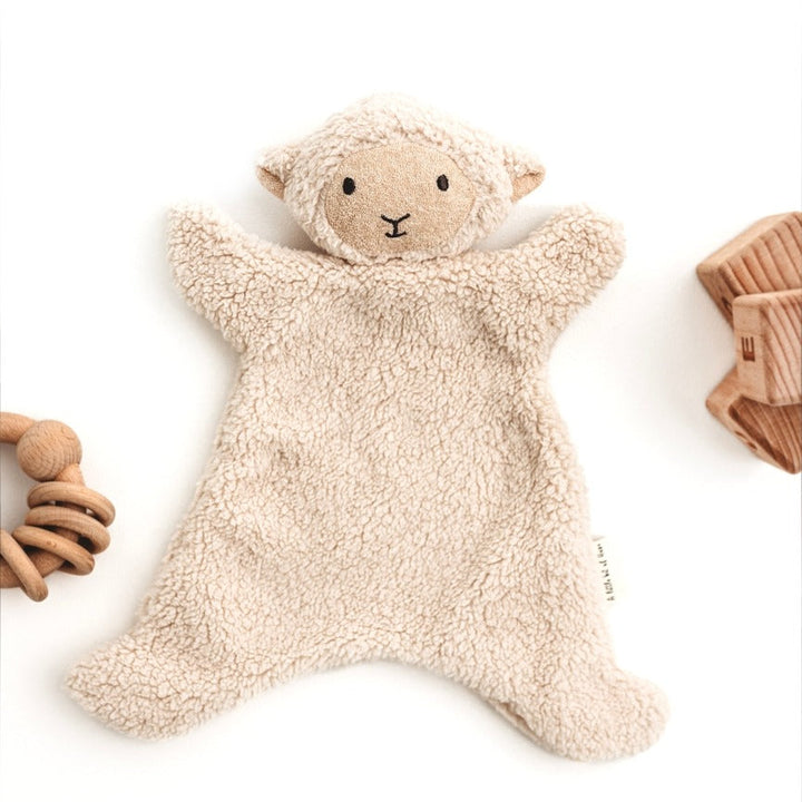 Designs By A Little Bit Of Hope - Snuggle Teddy - Cream Sheep - Mabel & Fox