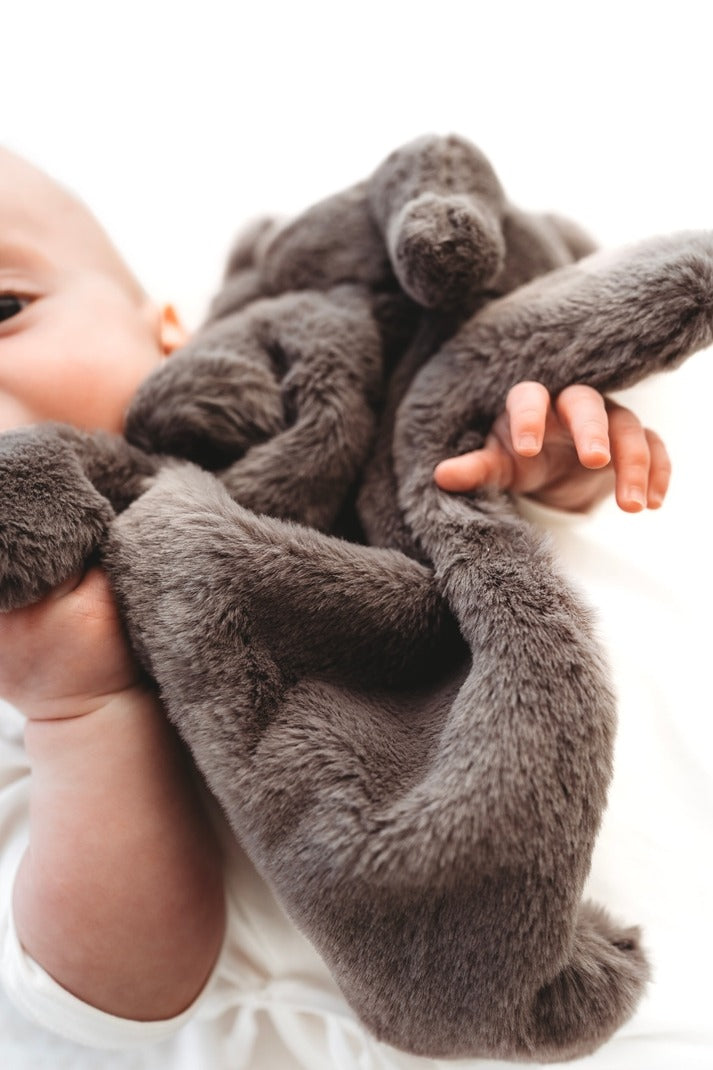 Designs By A Little Bit Of Hope - Snuggle Teddy - Grey Elephant - Mabel & Fox