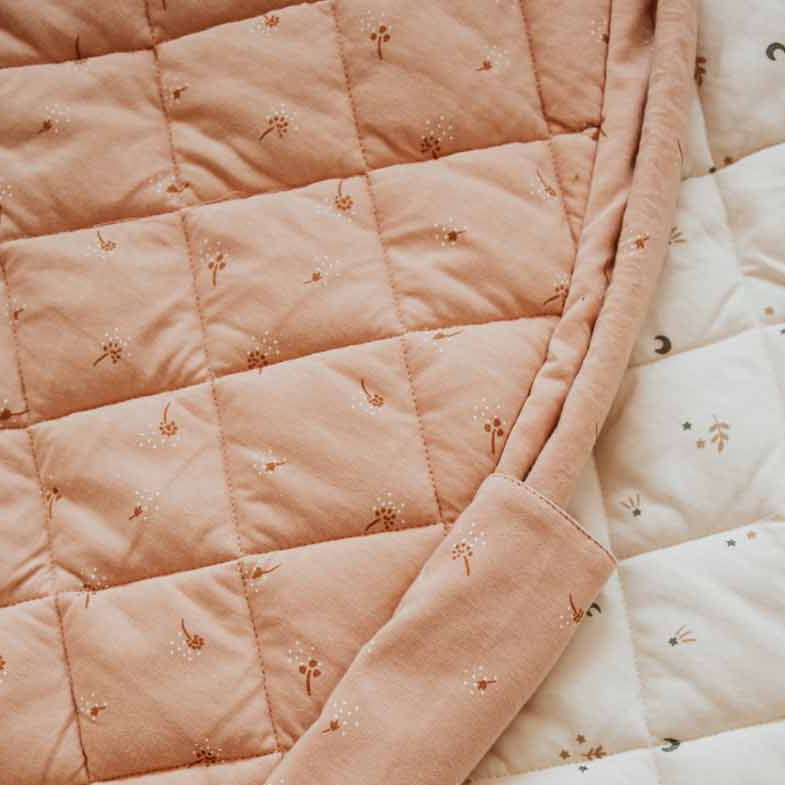 Play & Go - Soft Organic Playmat - Fleuri - Mabel & Fox