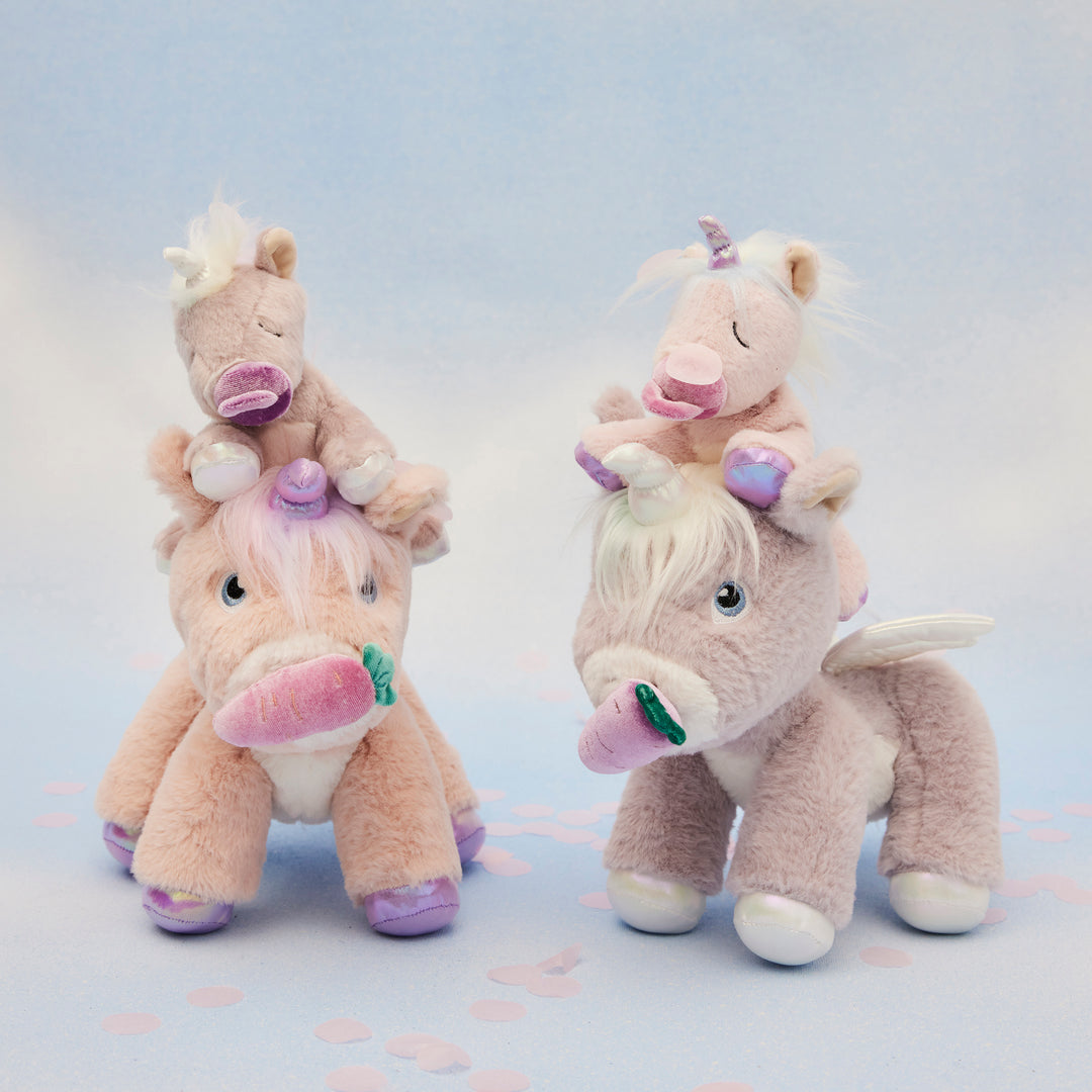 Olli Ella - Binky Baby Unicorn - Glitter - Lilac - Mabel & Fox