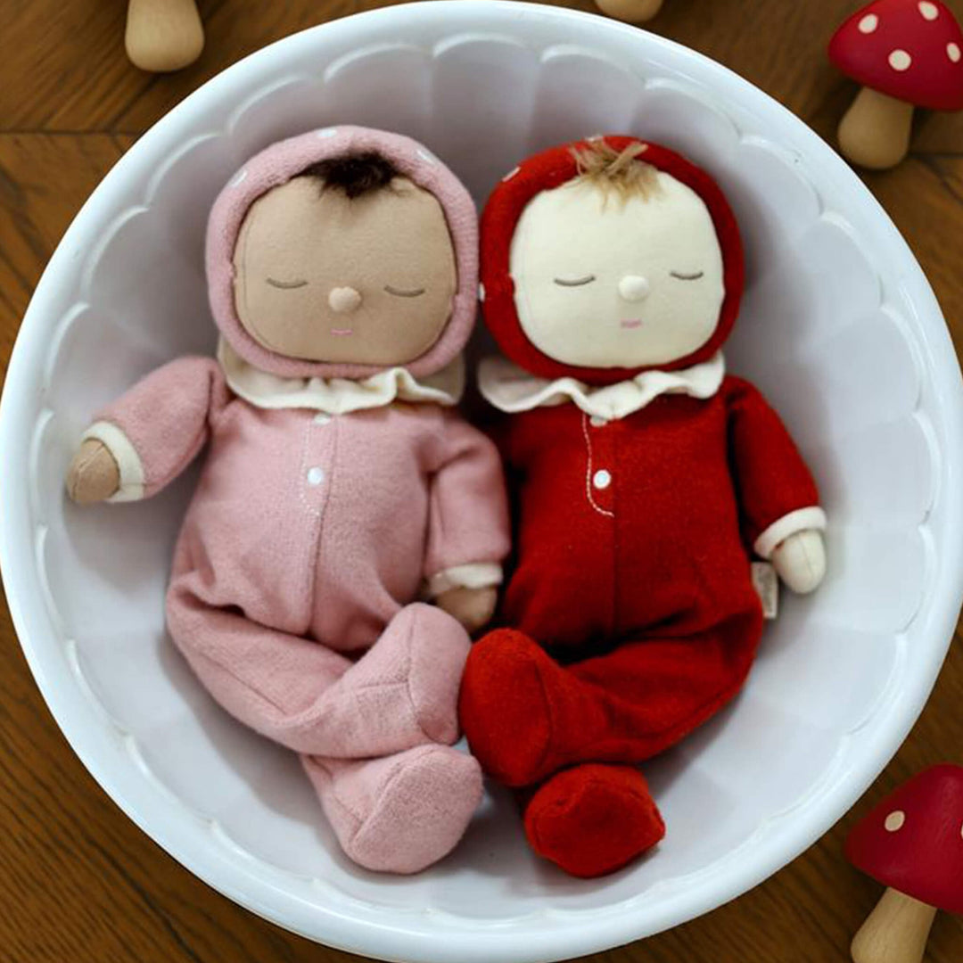 Olli Ella – Dozy Dinkum - Toadstool Pip – Pink - Mabel & Fox