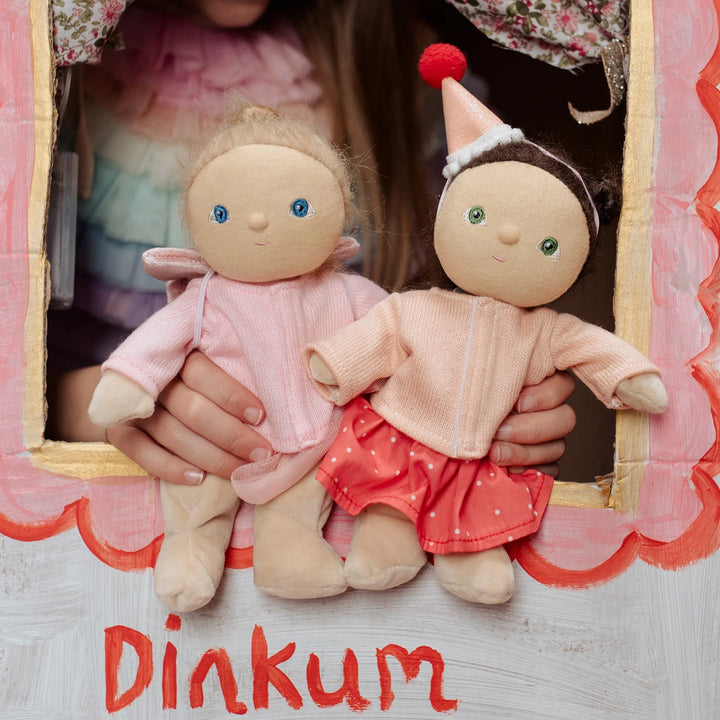 Olli Ella – Dress Me Dinky Sophie Sundae – Red - Mabel & Fox