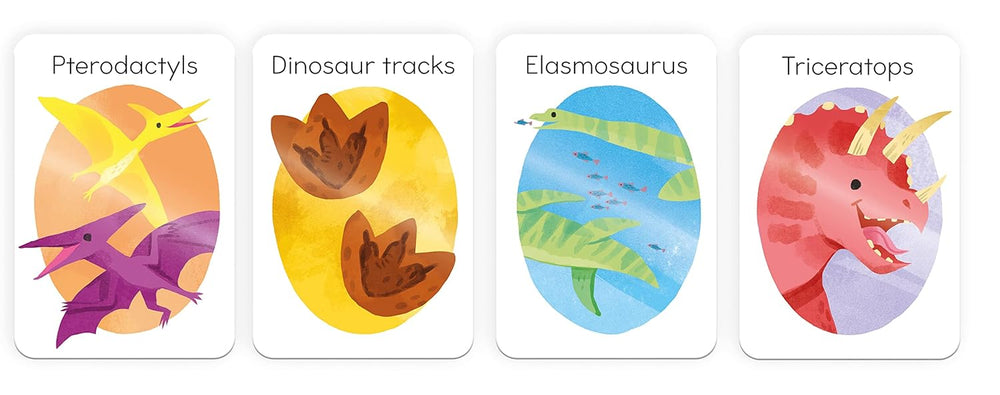 Dinosaur Pairs – Children’s Matching Card Game - Mabel & Fox
