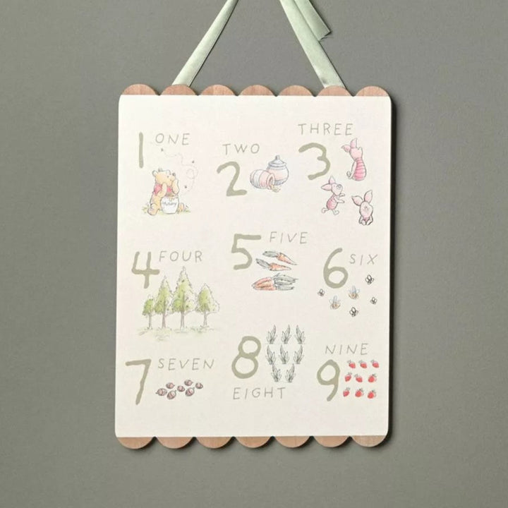 Disney - Winnie the Pooh - Counting Plaque - Mabel & Fox