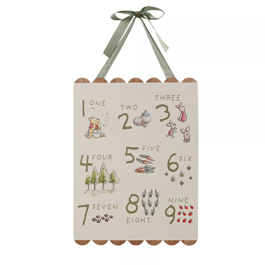 Disney - Winnie the Pooh - Counting Plaque - Mabel & Fox