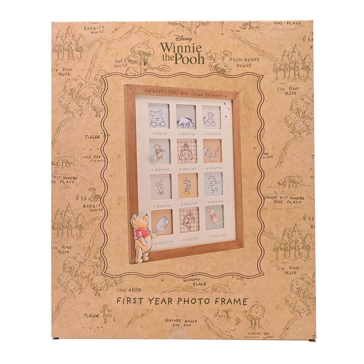 Disney - Winnie the Pooh - First Year Photo Frame - Mabel & Fox