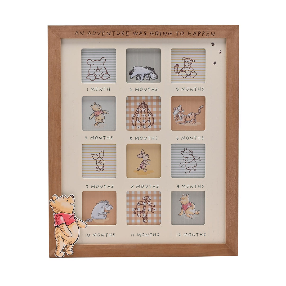 Disney - Winnie the Pooh - First Year Photo Frame - Mabel & Fox