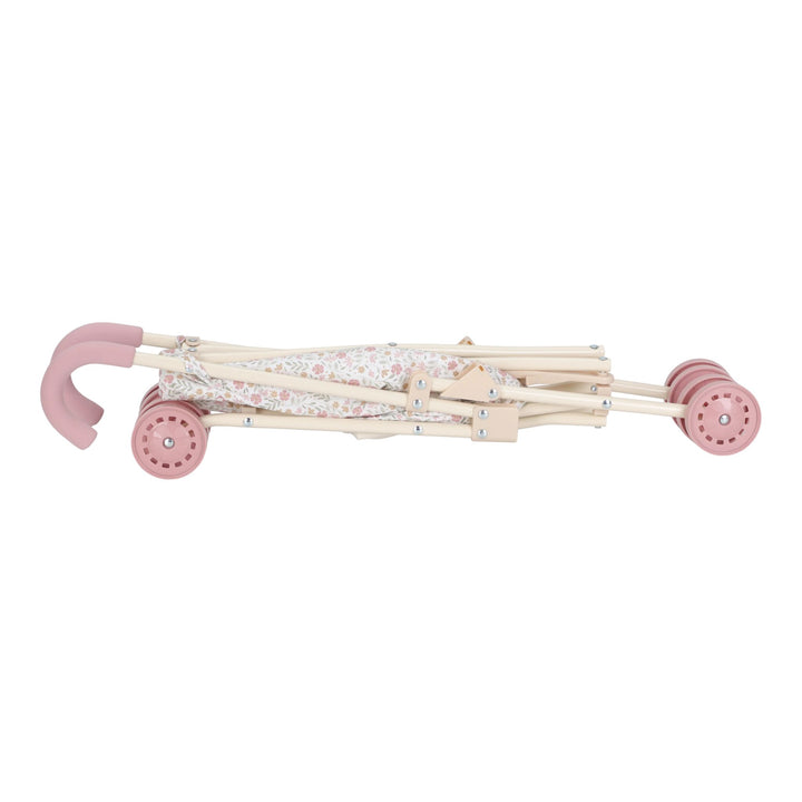 Little Dutch - Metal Doll Stroller - White